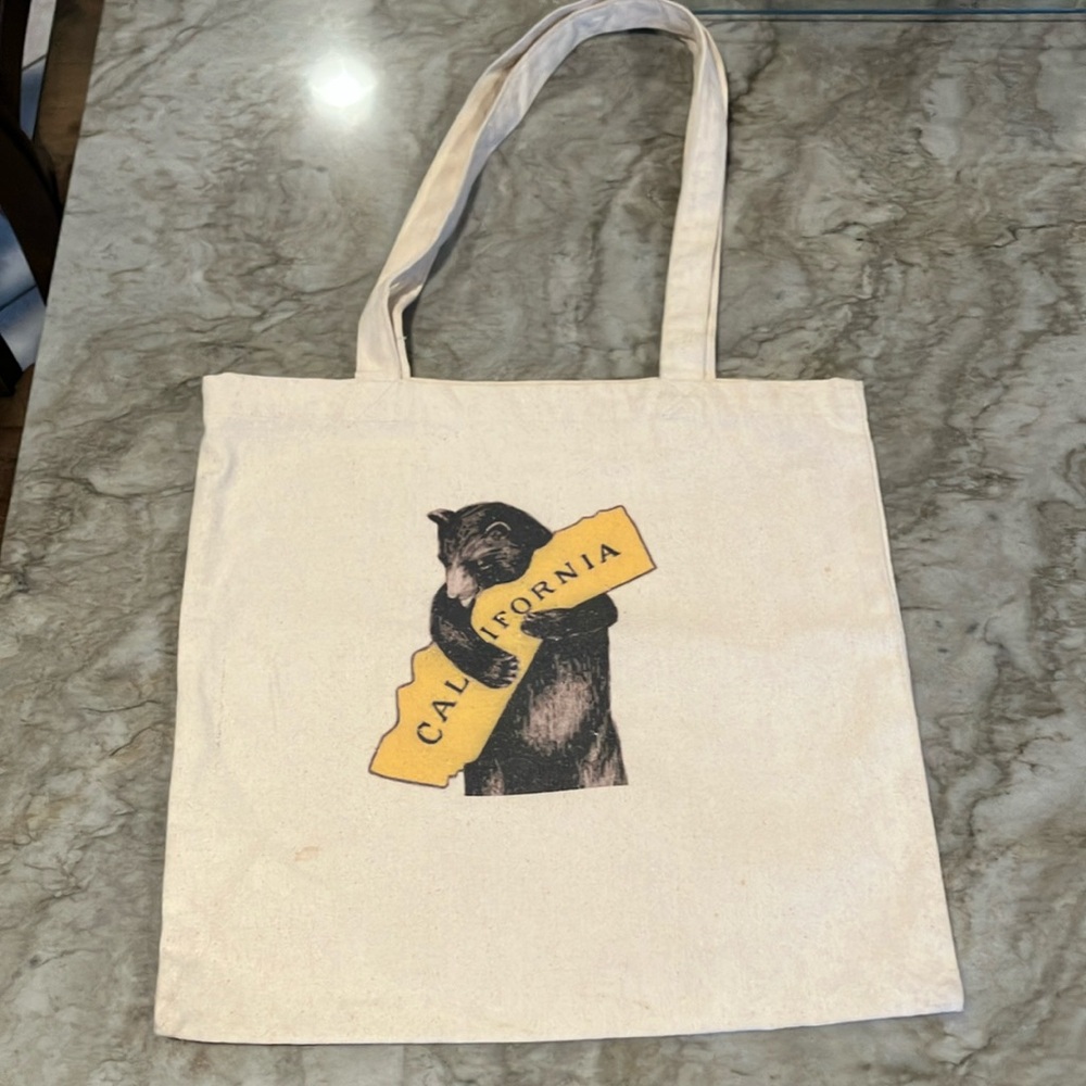 California Black Bear Tote Bag